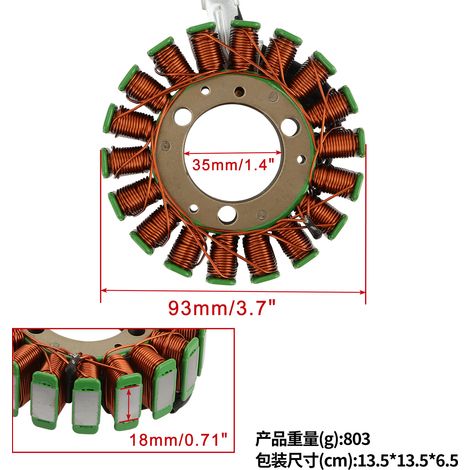 Die Statorspule ist geeignet für KXR250 MXU250 KXR 250 4T 31120-LBA7-90A (1/4)