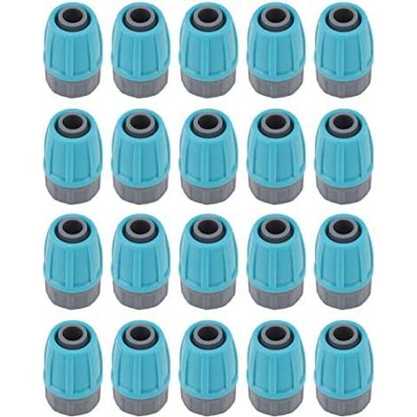 CSPARKV 15Pcs Bouchon de tuyau de verrouillage de 16 mm Connecteurs à écrous Verrouillés pour Tubes D'irrigation, Raccords Irrigation Goutte à Goutte, Connecteurs à Barbe Verrouillée Adaptateur Racco (1/5)