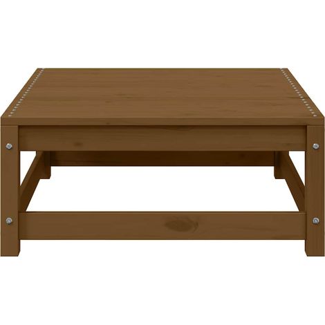 Maison Exclusive - Poggiapiedi da Giardino e Cuscini 2 pz Marrone ambra Legno Pino (1/5)