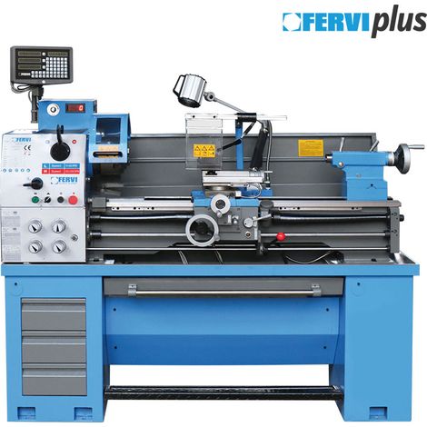 Paralleldrehmaschine aus Eisen und Metall Display umkehren Fervi t069/400vi3a