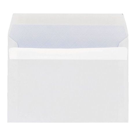 Enveloppe 114 x 162 mm budget 80 g SF auto blanche - Boîte de 500 - Maxiburo (1/2)