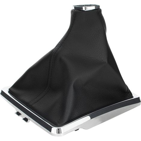 Cuffia leva cambio Opel Zafira B 05-15 nera + cornice cromata grande (1/2)