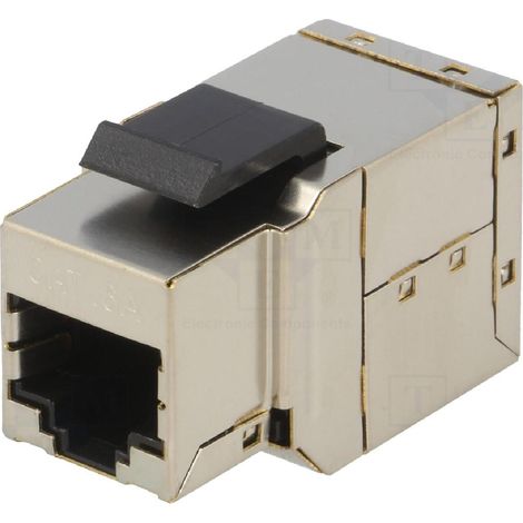 RJ45 femelle droit x2 Cat.6a Keystone