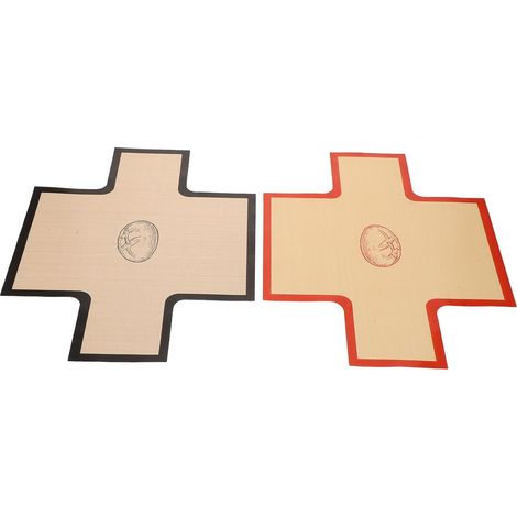 de cuisson en silicone lot de 2 37 x 27 cm antiadhésifs et