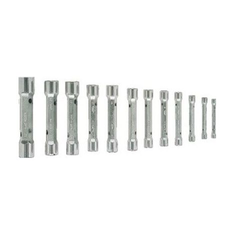 BAHCO juego 8 llaves de tubo 27m/8 bahco , Juego Llave Tubo 2 Bocas 8 Pzas 27M/8 de la marca Bahco. (1/2)