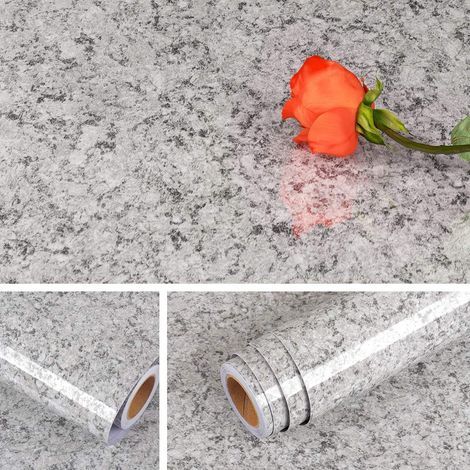 40Cmx5M Granit Papier Peint Autocollant Imperméable Marbre pour Comptoir de Cuisine Plan de Travail Adhésif Credence Adhesive pour Cuisine Amovible Papier Adhesif pour Meuble Ilot Central (1/5)