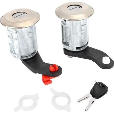 Türschließzylinder-Set (links und rechts) mit 2 Schlüsseln 7701470944, passend für Renault Master 1998-2016 (1/4)