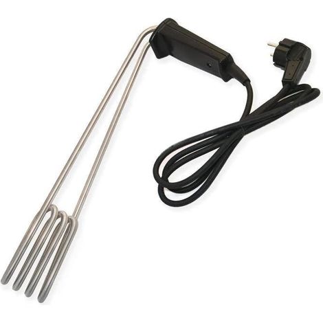 Tragbarer elektrischer Wassererhitzer - GOLDMAN SERVICE - 2000W - Tauchlänge 41 cm - Edelstahl