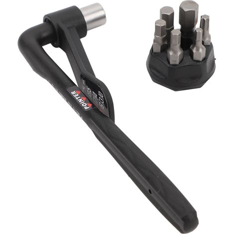 Clé dynamométrique de vélo de haute précision, facile à utiliser et portable, 10 N.m, avec embout hexagonal. (1/5)
