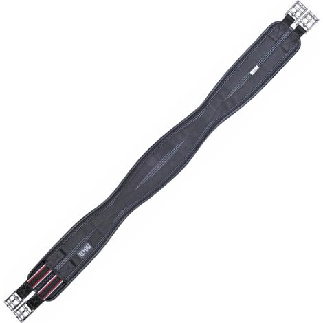 135, Braun: PVC Anti-Ermüdungsgurt mit gummiertem Elastik Pro-Gel Modell (1/4)
