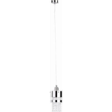 Suspension cristal Alfa Bruno chromée E27 60W variable (1/3)
