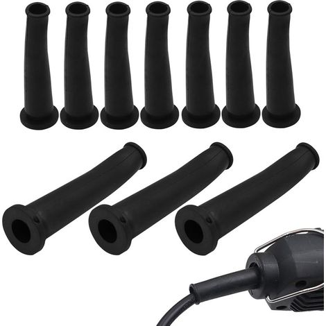 Lot de 10 protections de câble pour meuleuses d'angle, 70 x 8 mm, manchon de câble en caoutchouc, gestion des câbles, perceuse électrique, outils électriques (1/5)