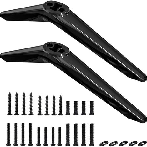 Pied de Support Universel pour Téléviseurs 32", 40", 49", 50" et 55" - JINFGERNE - Installation Rapide, Matériau Résistant, Compatible avec TCL Roku et Autres Modèles