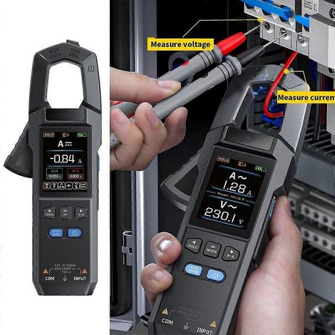 Pince multimètre numérique 10 000 points, ampèremètre, voltmètre, outils d'électricien (1/4)
