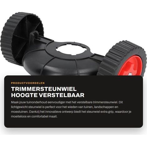 Ruota di supporto Dailygoods per tagliaerba, regolabile in altezza, ruota leggera per tagliaerba a filo per la manutenzione del giardino, ruota di ricambio per tagliaerba per... (1/5)