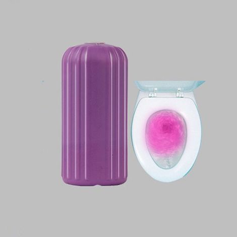 Nettoyant WC Automatique - Bloc WC Lavande - Élimine les Taches d'Urine et les Odeurs - Formule Douce pour Réservoir et Cuvette - 220g/7.8oz - Pour Maison et Hôtel
