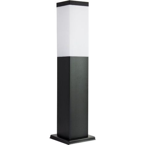 Paletto giardino quadrato 45cm E27 nero IP44 SU-MA (1/3)