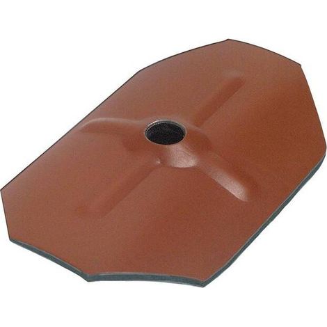 BS RONDELLA OTTAGONALE ACC 75X50 ROSSO TEG 10 PZ