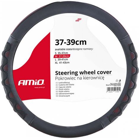 Funda para volante de coche M 37-39cm SWC-25-M amio-02562 (1/2)