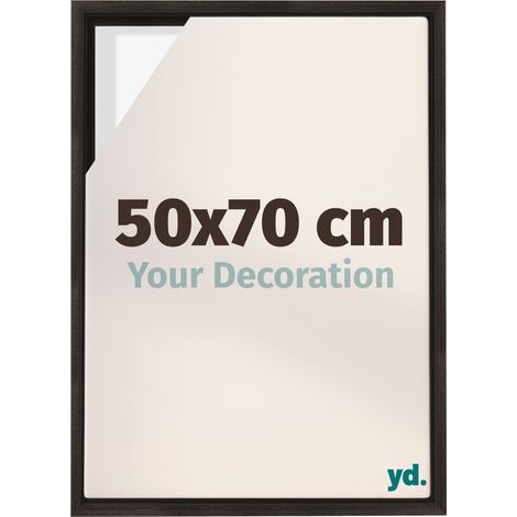 Your Decoration - Cadre flottant - Chene Fonce - Cadre en caisse américaine pour toile sur chassis - MDF - Lyon (1/5)