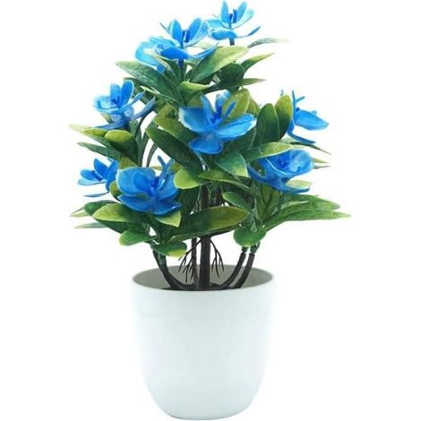 1 pc fleur artificielle orchidée papillon, pot blanc, décoration intérieur extérieur, mariage jardin bureau