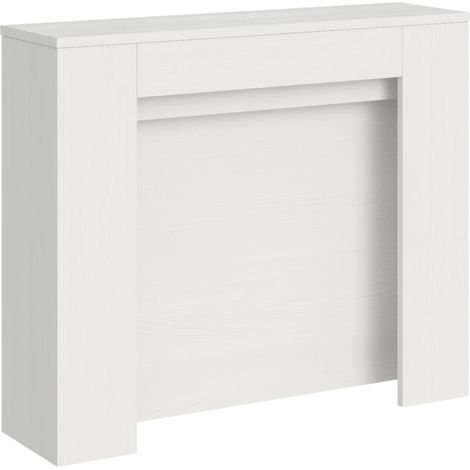 Les Tendances – Console extensible 90x25 cm pour salle à manger – Accueille jusqu'à 10 personnes – Longueur 211 cm – Structure en panneaux mélaminés (1/5)