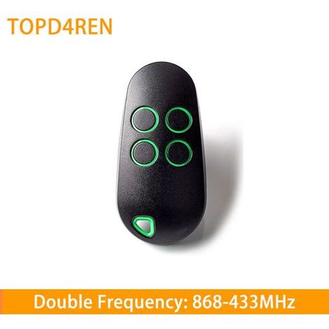 Télécommande universelle pour portail et porte de garage – Double fréquence 433,92 MHz / 868,35 MHz – Compatible avec systèmes motorisés Somfy, Nice, FAAC, BFT, CAME, Marantec – Télécomande portable s (1/5)