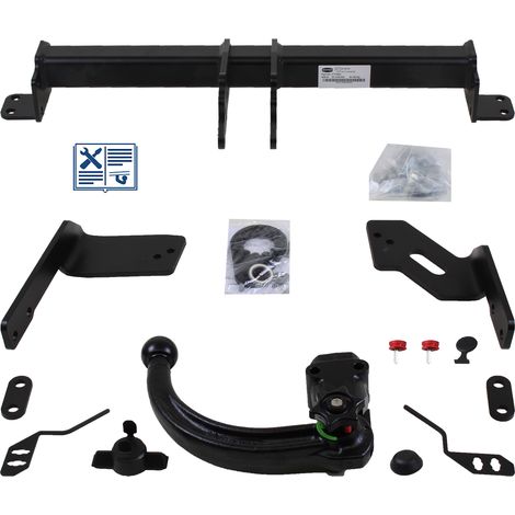 Attelage rotule démontable Westfalia + faisceau Trail-Tec spécifique 7 broches - FIAT 500 (1/2)