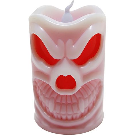 Moule À Bougie Sans Flamme - Bougie Électrique À Pile Pour Décoration Halloween - Bougie LED Tealight - Lot De 1 (1/5)