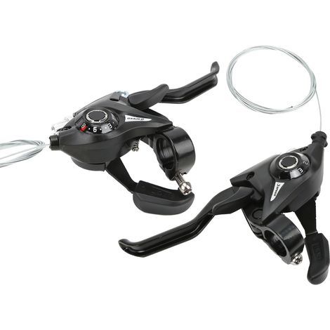Levier de Frein et Dérailleur Vélo Route MTB 3x8 Vitesses avec Câble pour Freins à Disque (1/5)