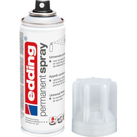 Edding - Lot de 2 Marqueurs peinture indélébiles E750 blanc - pour matériaux foncés et transparents - résistante à la chaleur jusqu'à 400°C