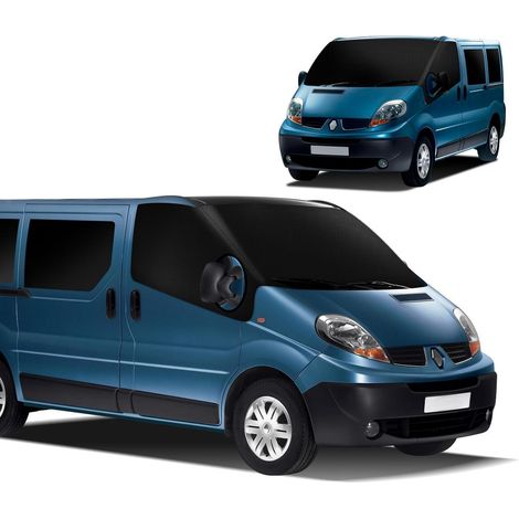 Bâche pare-brise pour Renault Trafic 2001-2014, 600D imperméable, protection solaire, anti-UV, givre, glace (1/5)