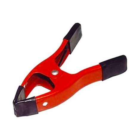 Federklemme aus Metall - Gummigriff - 10 cm