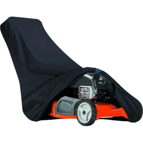 Housse de Tondeuse à Gazon, Housse de Tondeuse à Gazon d'extérieur imperméable et résistante en Polyester Oxford 210D, Housse de Tracteur de Jardin avec Cordon de Serrage, Anti-UV Universelle (1/5)