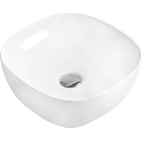 Mexen Sara lavabo sobre encimera 37 x 37 cm, blanco - 21123700 (1/2)