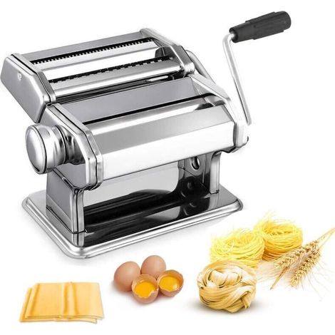 Pasta Machine, Stainless Steel Pasta Roller for Tagliatelle/Spaghetti/Lasagne/Ravioli (V1) (1/3)