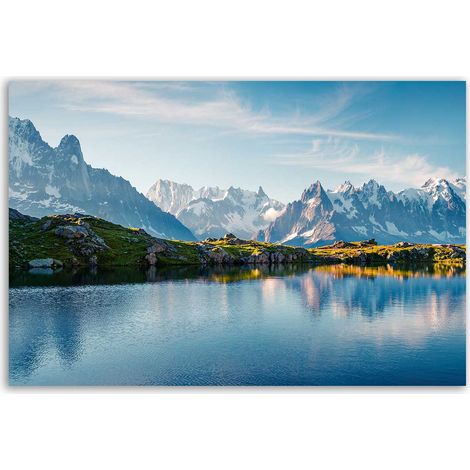 Tableau panorama montagnes enneigées (1/5)