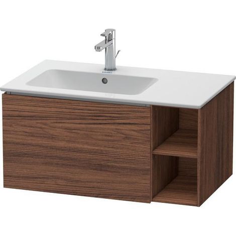Meuble sous-vasque L-CUBE 820x481mm 1 tiroir B li we hgl La ES Ah Mi
