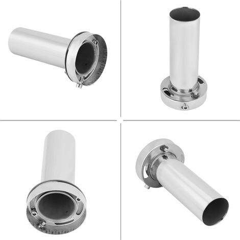 Verstellbares, universelles rundes Auspuffendrohr 10 cm, abnehmbarer Schalldämpfer für Auspuffanlage (1/5)