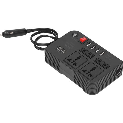 12V bis 220V Reiner modifizierter Sinus-Wechselrichter 300W, Kfz-Netzteil mit LCD-Bildschirm, Hochleistungs-Multifunktionsnetzteil (1/5)