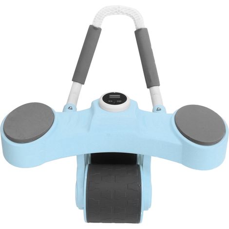 Roue abdominale à rebond automatique avec minuteur, support de téléphone et repose-coudes pour un entraînement du tronc de type 1 (1/5)