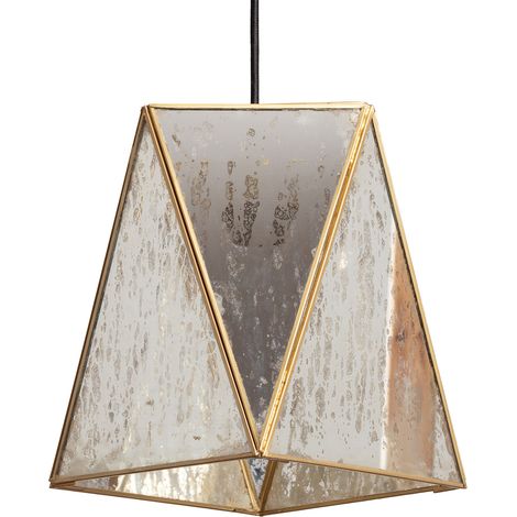 Lámpara Colgante Metal y Cristal Mattina ILUZZIA Dorado (1/4)