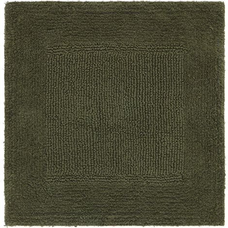 Mömax Badematte Karen in Dunkelgrün 50x50cm (1/3)