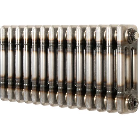 Radiatore 3 Colonne Orizzontale Metallo Grezzo 300x650 mm