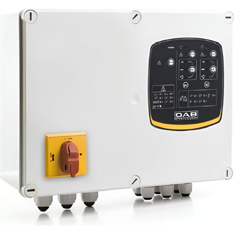 Quadro Elettronico di Comando per 1 o 2 Pompe Monofase e Trifase fino a 5,5 kW – DAB EBox Plus (1/5)