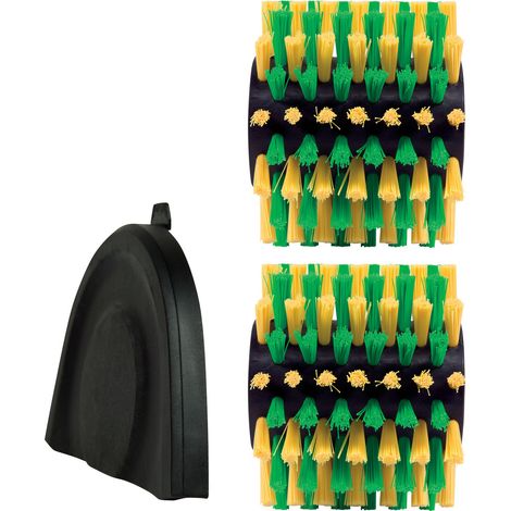Einhell Brosse SOFT pour nettoyeur multi-surfaces (compatible avec le nettoyeur multi-surfaces sans fil PICOBELLA, adaptée aux surfaces en bois et gazons synthétiques, largeur de nettoyage 19,5 cm) (1/4)