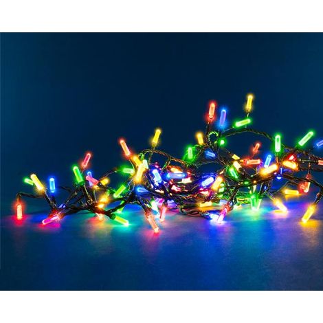 Guirlande lumineuse de Noël LED cylindre diamant blanc pur et chaud 8 m (1/3)