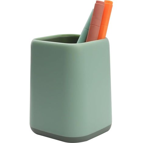 Federmäppchen, Stiftehalter, Make-up-Pinsel-Organizer, Schreibtisch-Organizer, nordisches Design, Schreibwaren, geeignet für Schulen, Haushalte und Büros (grün).