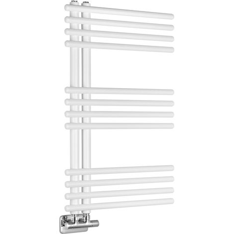 Radiateur de salle de bain NYMPHA 500x800mm, blanc mat (1/4)