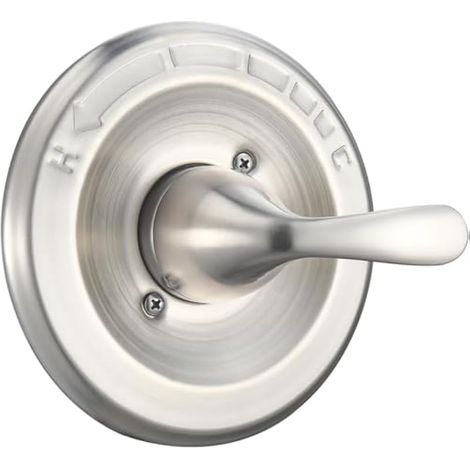 Kit de garniture de rechange pour Delta Classic 13 Series Poignée de douche T13020-SS en nickel brossé, compatible avec vanne de douche Delta série R10000 (cartouche non incluse) (1/5)
